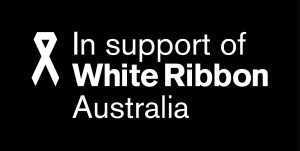 In support of White Ribbon Australia